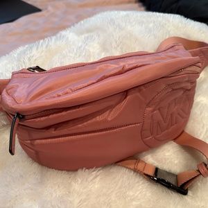 MK Rose coloured crossbody bag